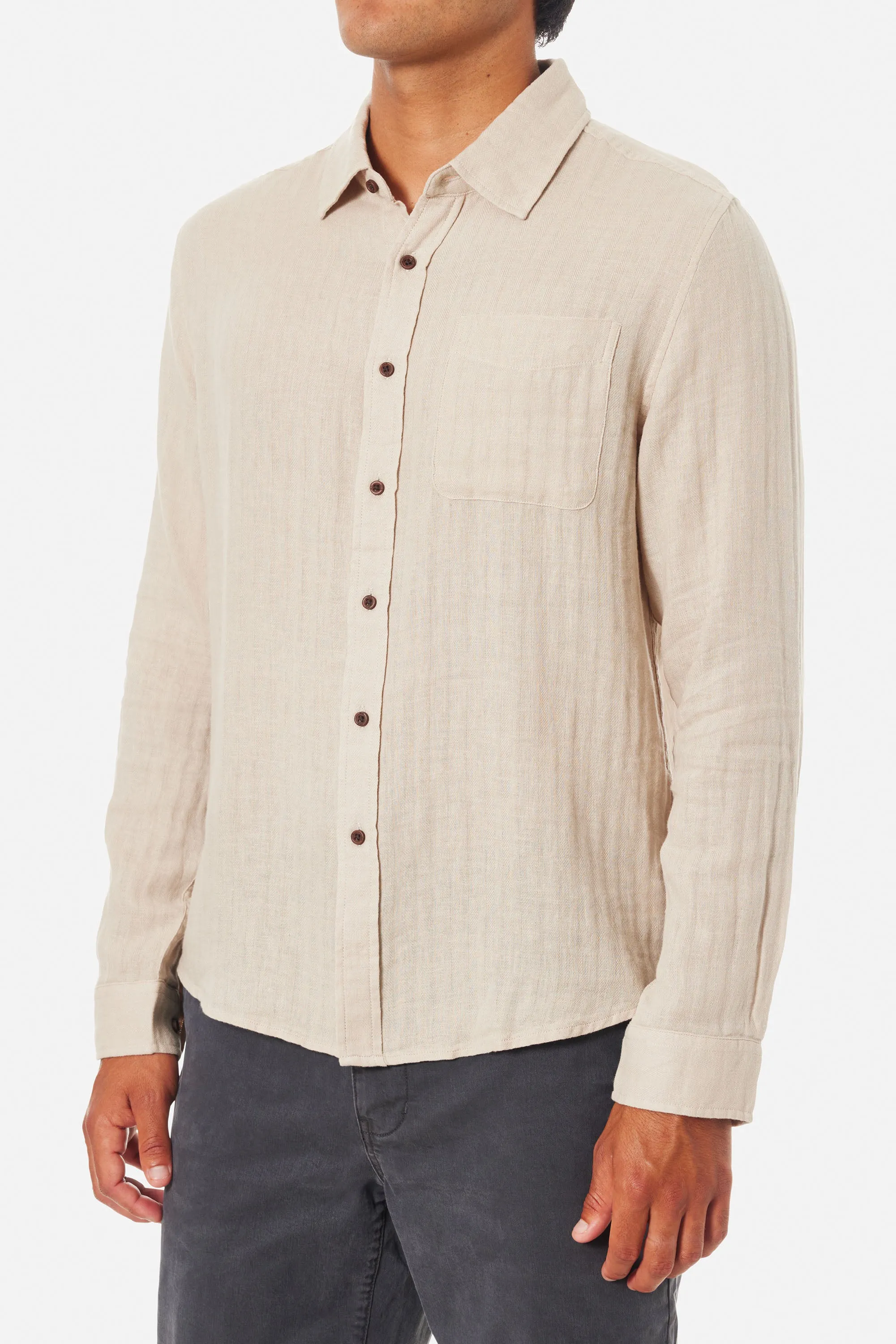 ALAN SOLID LS SHIRT