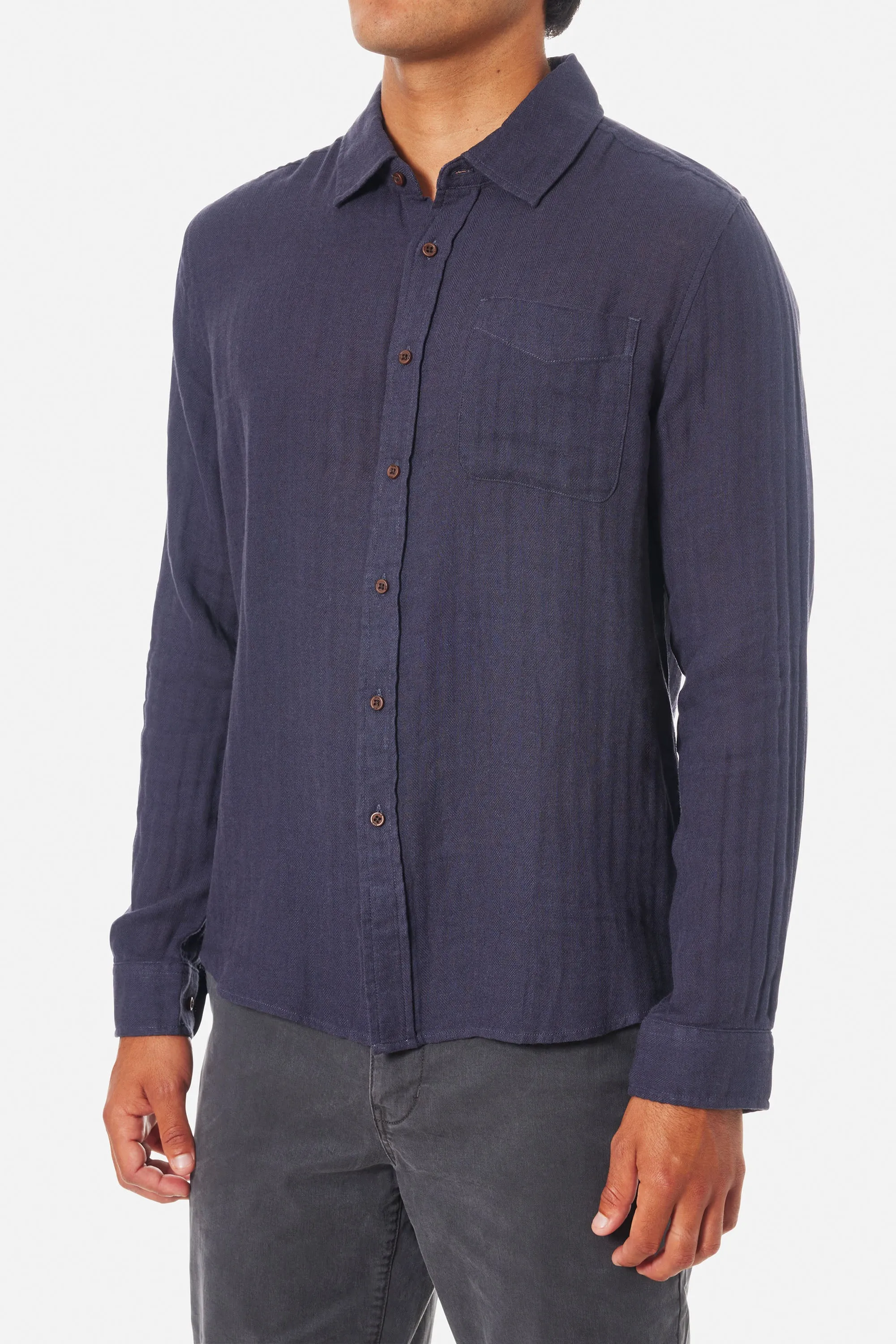 ALAN SOLID LS SHIRT