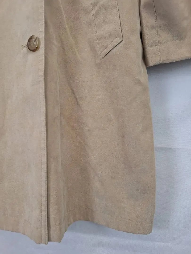 Assorted Brands Sophisticated Suede Longline Coat Size S