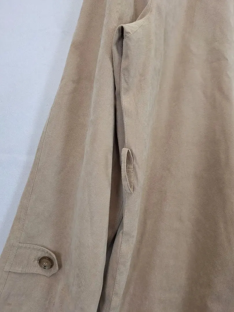 Assorted Brands Sophisticated Suede Longline Coat Size S