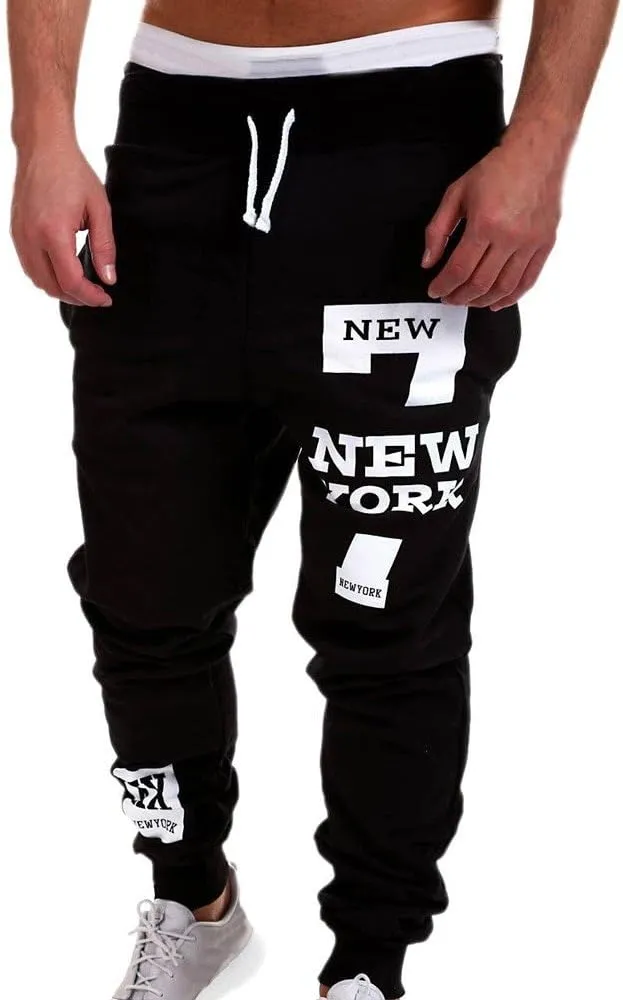Cargo Sweatpants for Men Mens Lounge Pants Athletic Workout Jogger Pants Drawstring Sport Trousers Men's Heavyweight