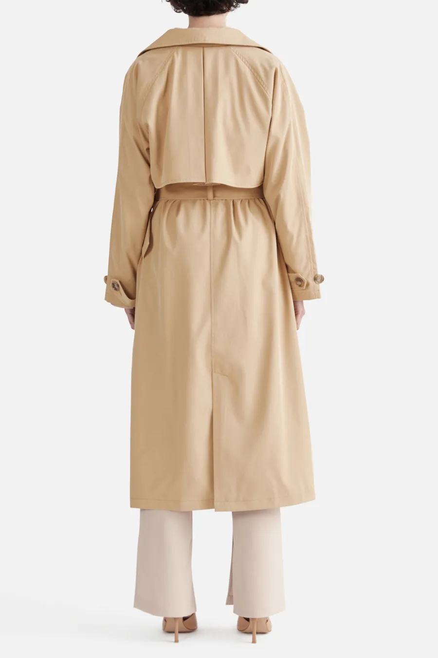 Carrie Trench Coat Camel