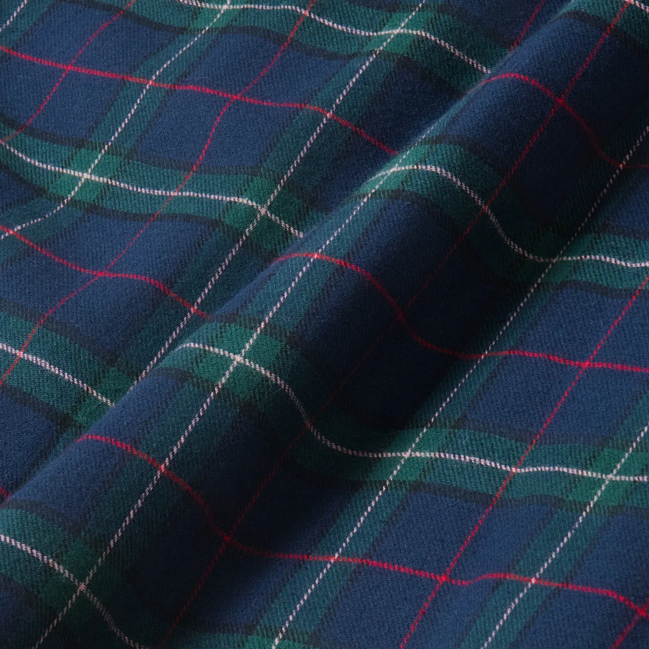 College Days Long Sleeve Plaid Shirt - Navy