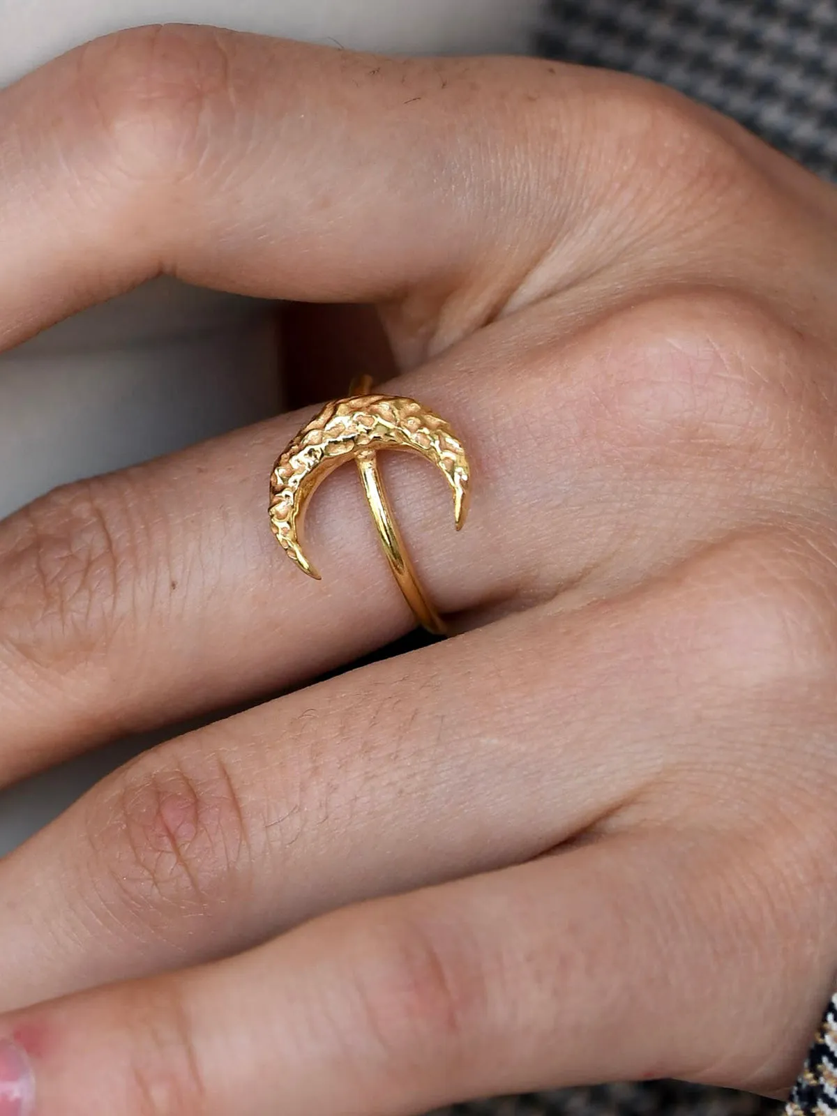 Crescent Moon Ring