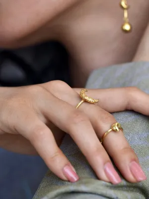 Crescent Moon Ring