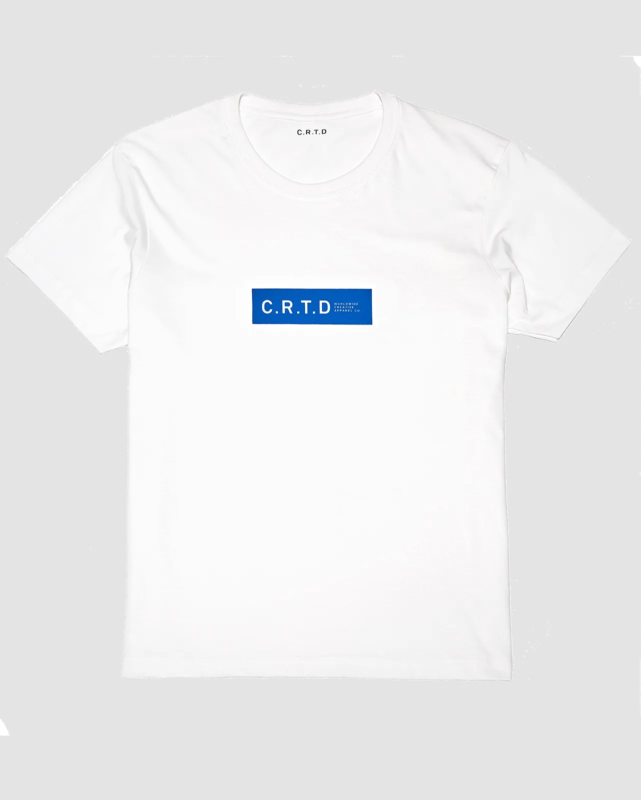 C.R.T.D LOGO COTTON T-SHIRT IN WHITE