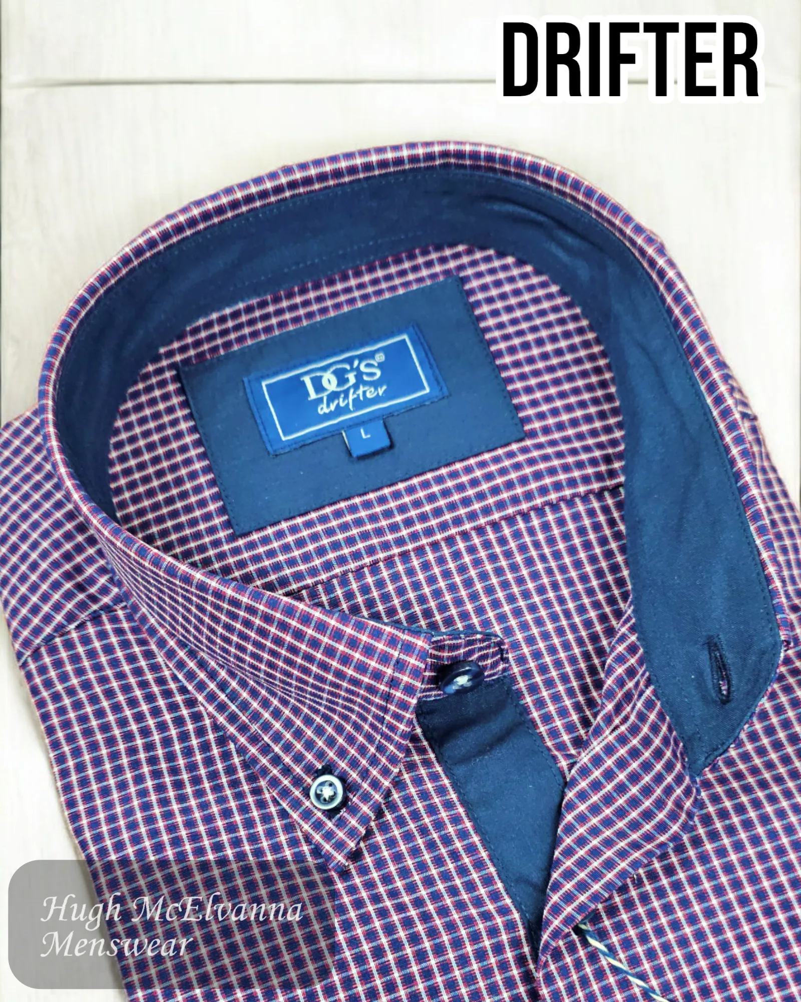 DGs Drifter Wine Long Shirt 14471/68