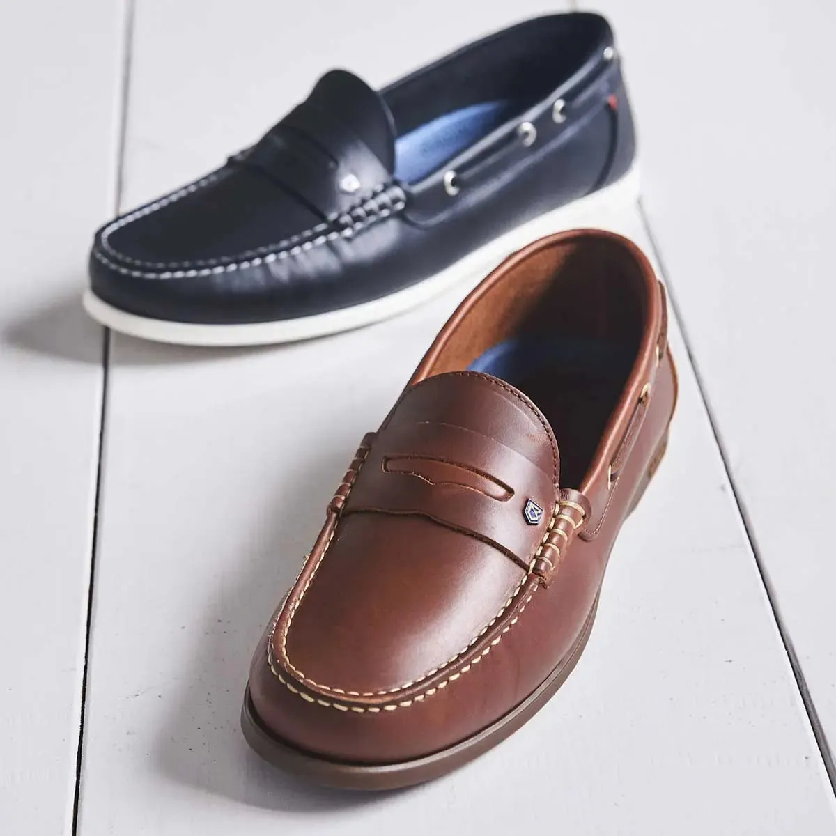DUBARRY Men's Spinnaker Loafer Deck Shoes - Brown