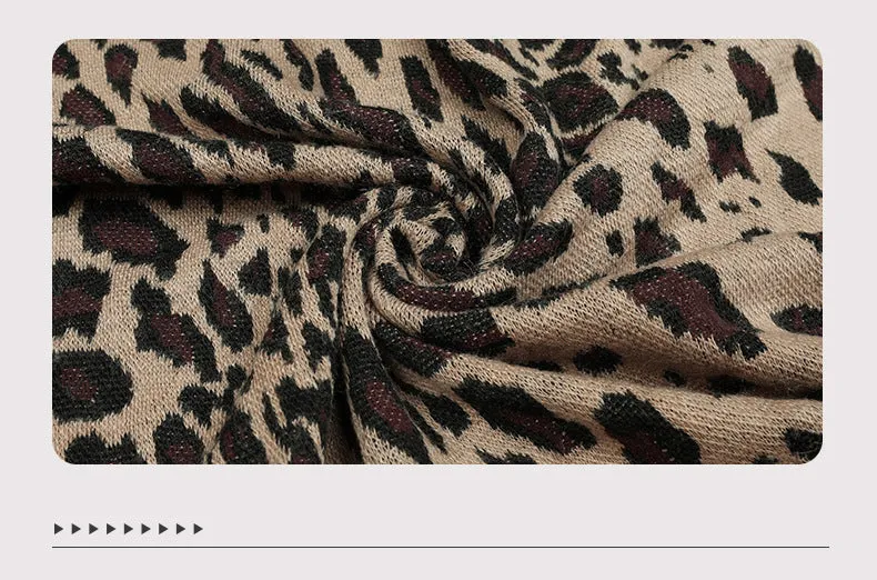 Fur Thick Cheetah Print Outerwear