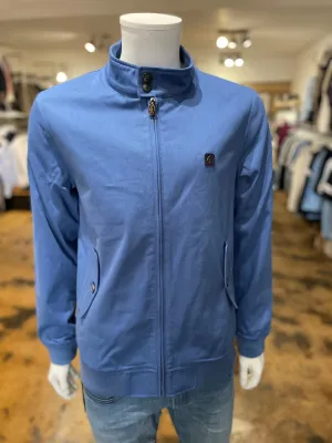 Gabicci Hamilton Blue Harrington Jacket with Red Check Lining