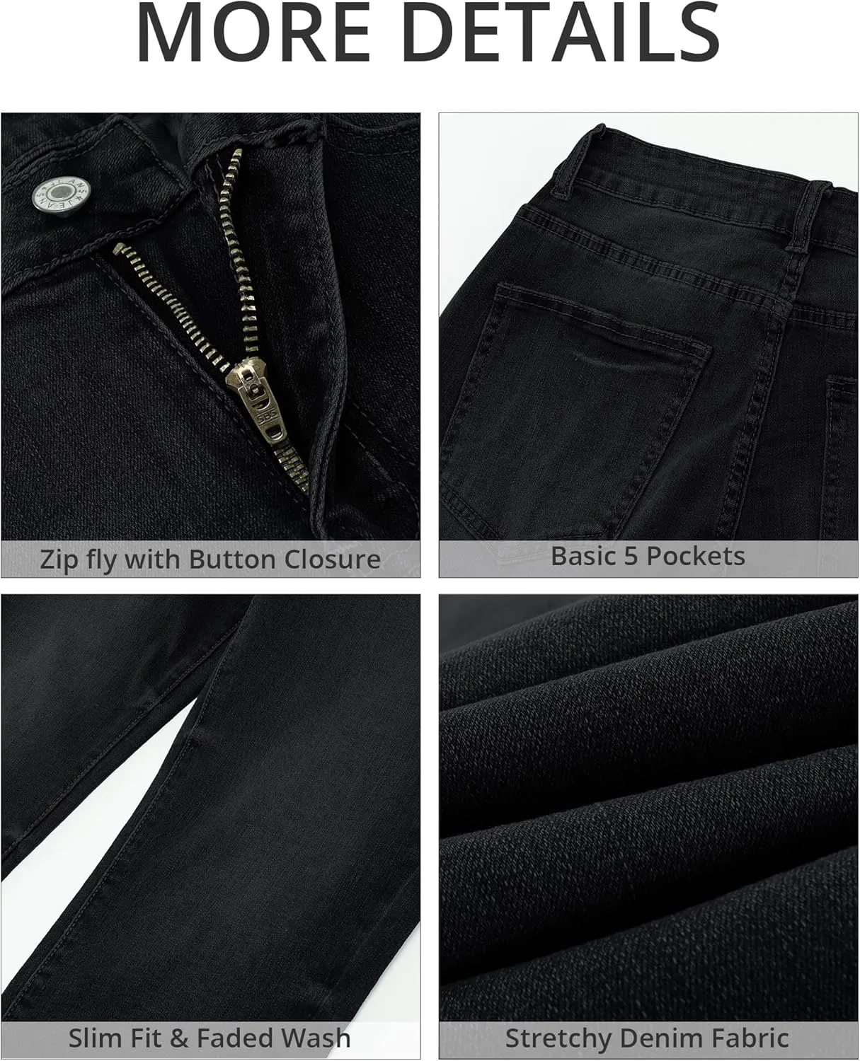 GRAPENT Capris Jeans for Women High Waisted Skinny Stretchy Denim Capri Pants Casual Cropped Jeggings Trousers