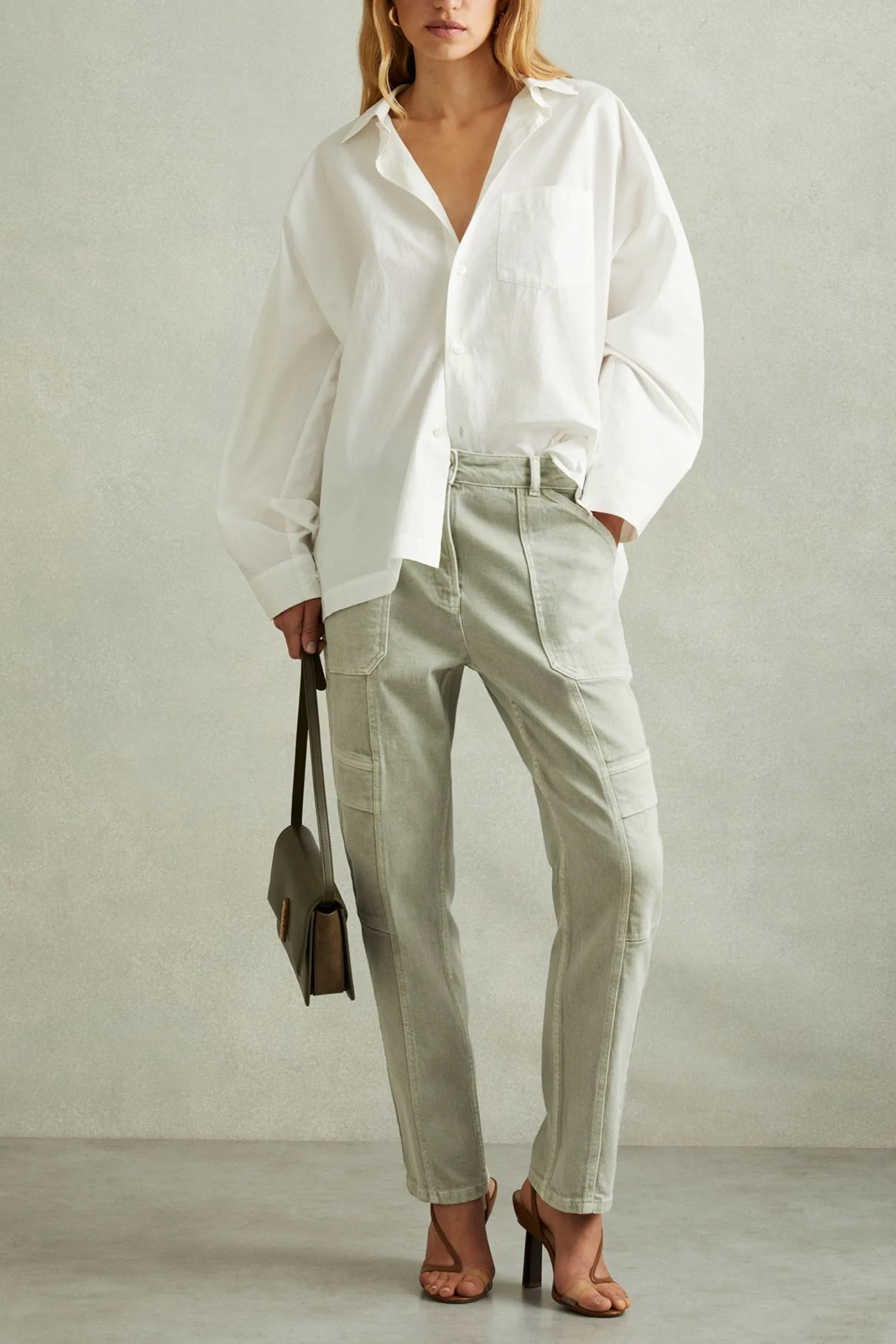 Jem Garment Dyed Utility Tapered Jeans