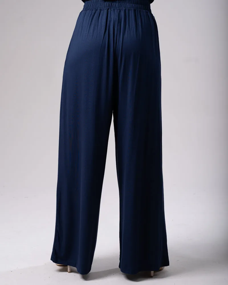 Jersey Wide Leg Pants