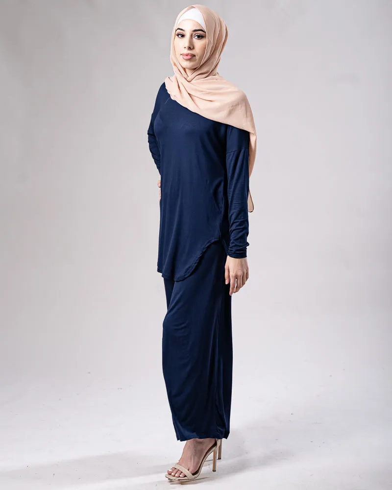 Jersey Wide Leg Pants