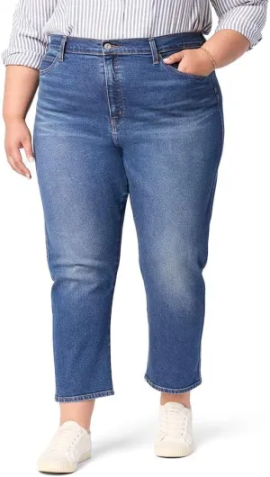 Levi Strauss Signature Gold Women's Size Heritage High Rise Straight (Standard and Plus)