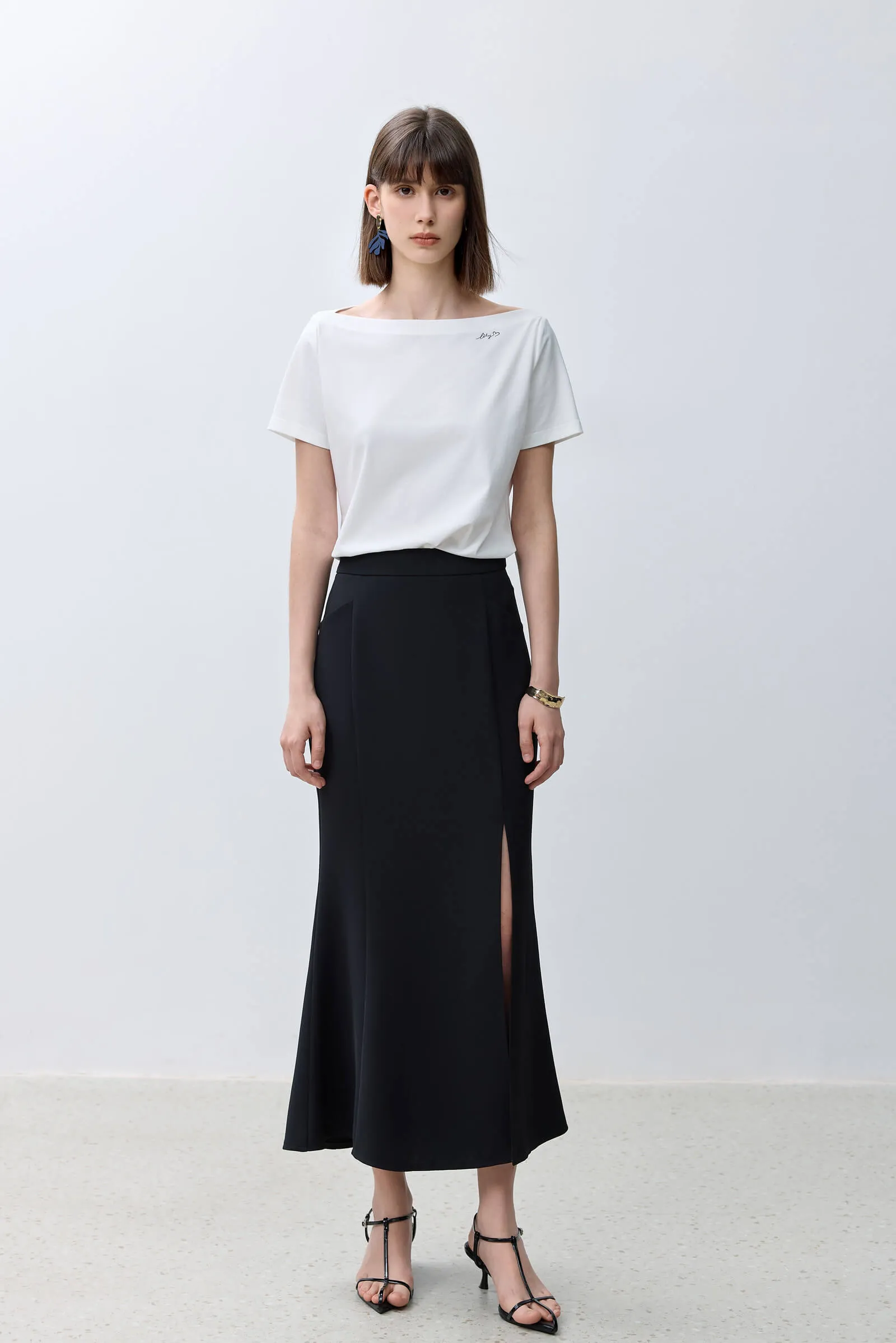 LILY Basic Versatile Short-Sleeve T-Shirt