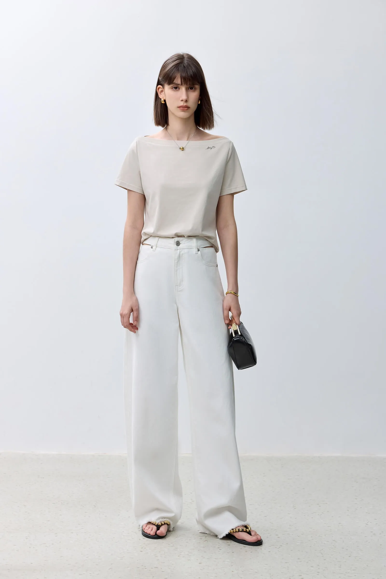 LILY Basic Versatile Short-Sleeve T-Shirt
