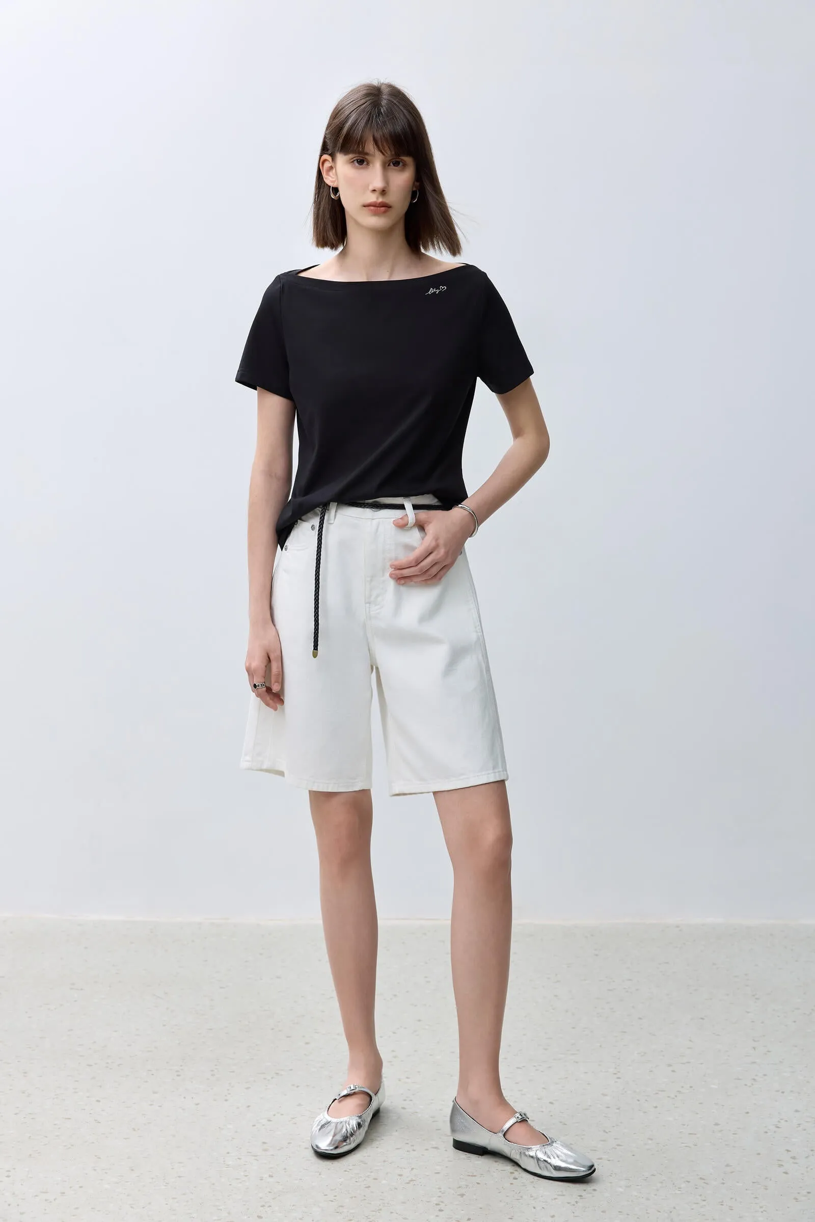 LILY Basic Versatile Short-Sleeve T-Shirt