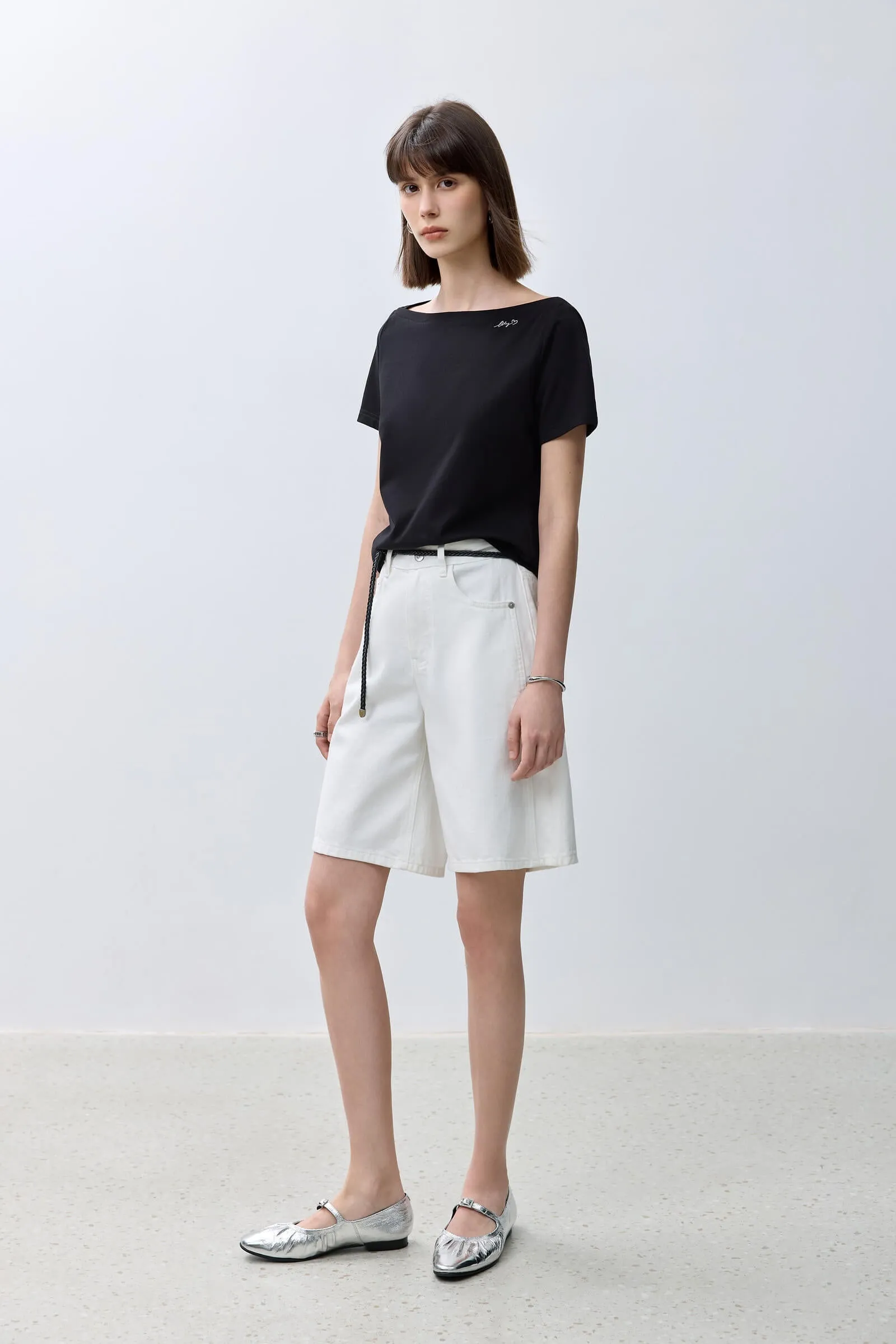 LILY Basic Versatile Short-Sleeve T-Shirt