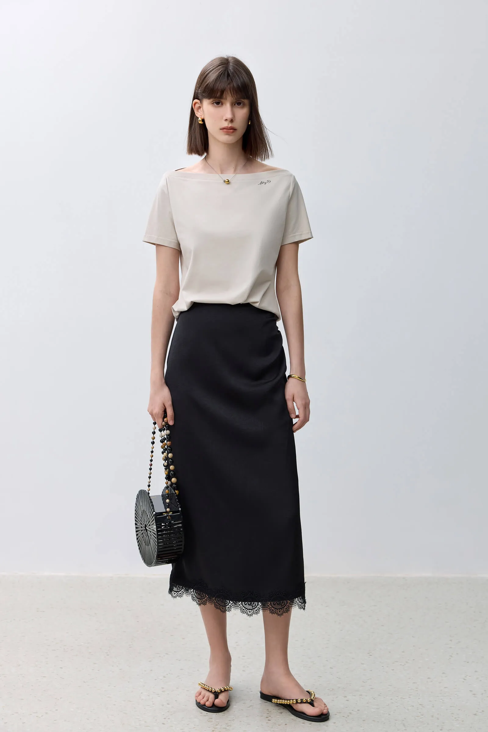 LILY Basic Versatile Short-Sleeve T-Shirt