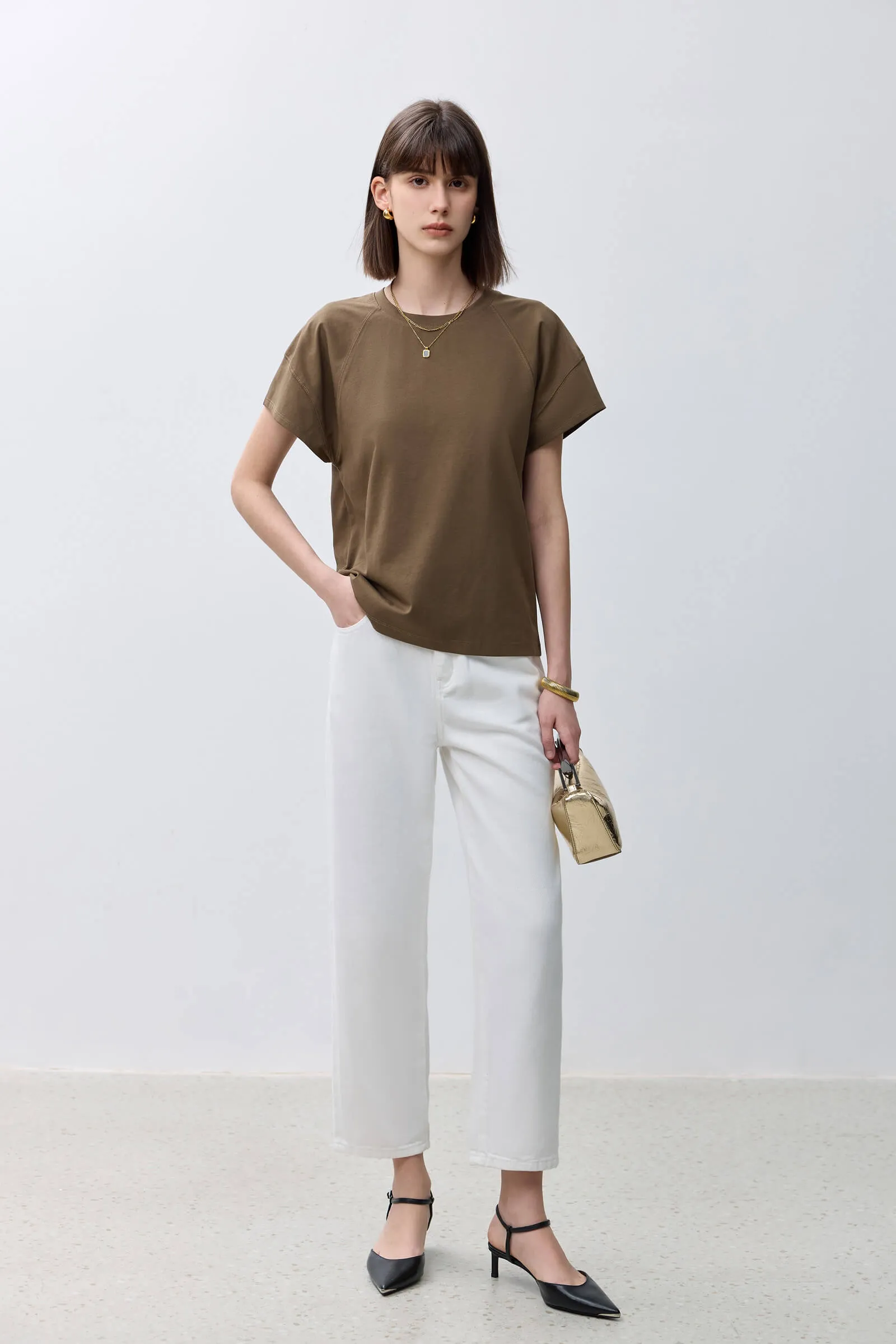 LILY Everyday Basic Versatile Short-Sleeve T-Shirt