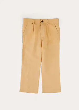 Linen Suit Trousers in Beige (4-10yrs) Linen Suit Trousers in Beige (4-10yrs)