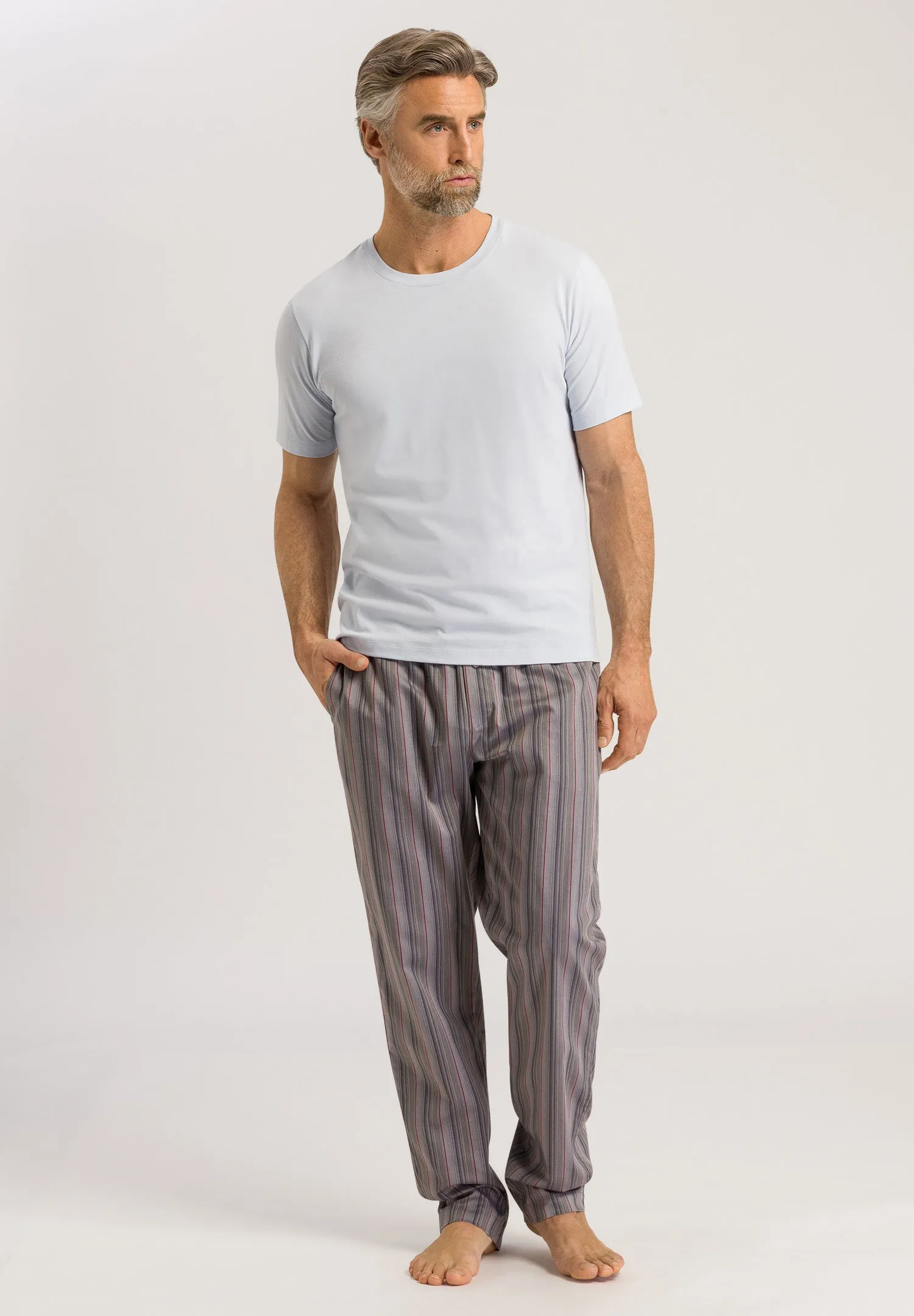 Living Shirts Jersey Cotton Crew Neck T-Shirt | Mist 75050-2603