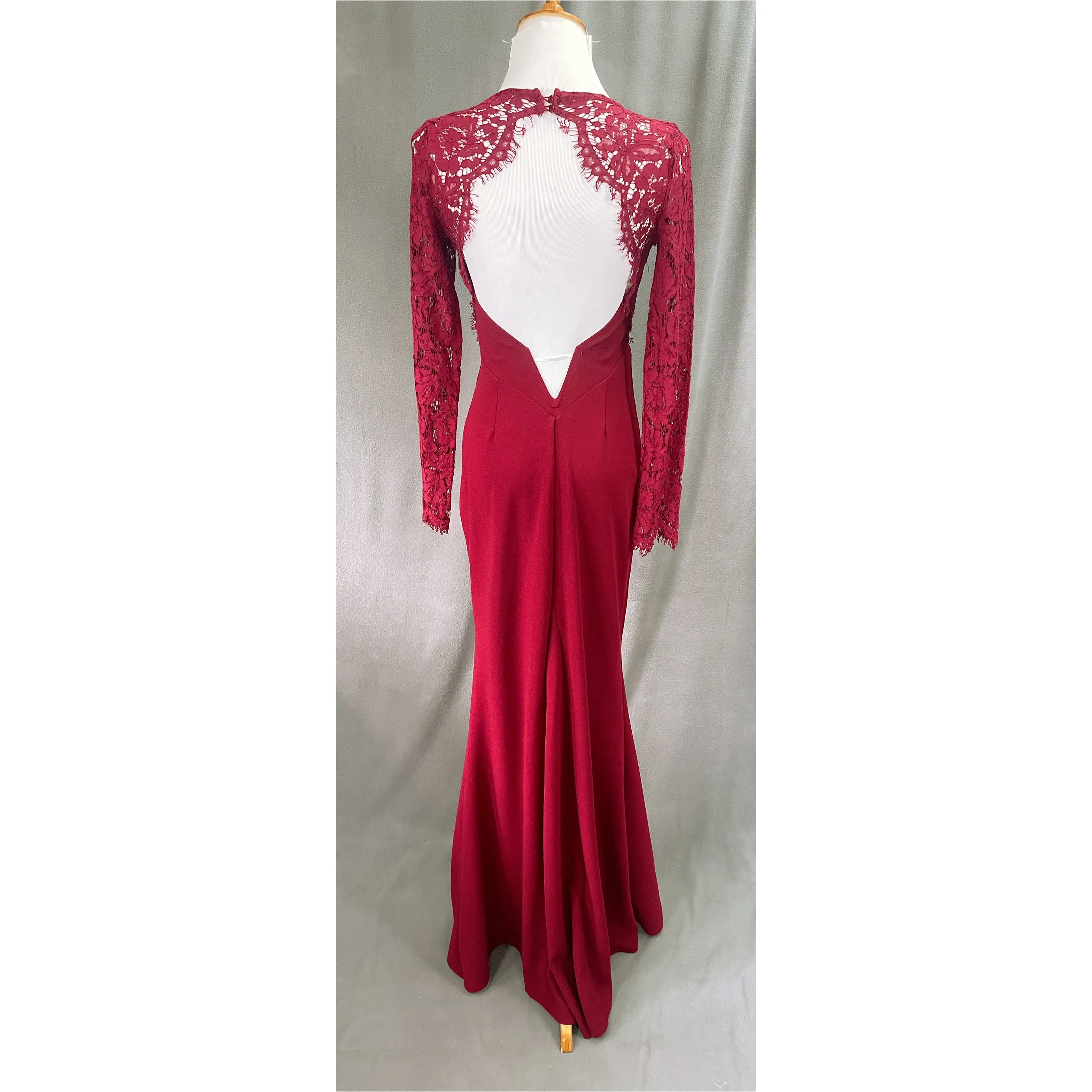 Lulu's burgundy dress, size S
