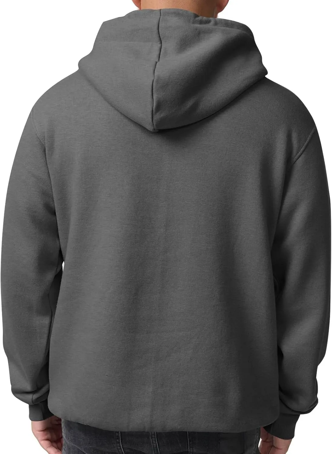 Mens Hoodies Pullover Drawstring Soft Fleece Hoodies Heavyweight Casual Classic Long Sleeve Shirt with Kangaroo Pockets