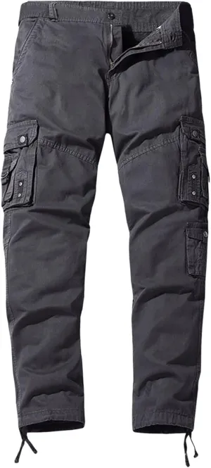 Mens Workout Cargo Sweatpants Athletic Cargo Sports Pants Sweats Casual Straight-Leg Trousers Men's Cargo Sweatpants