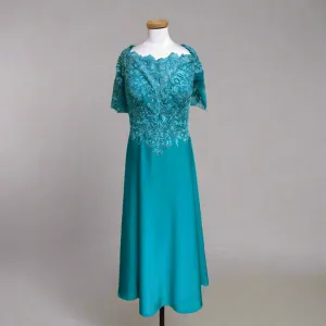 MGNY turquoise dress, size 16