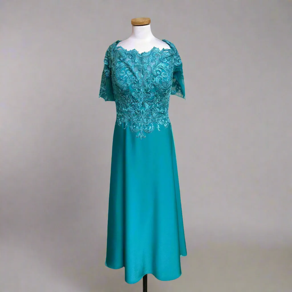 MGNY turquoise dress, size 16