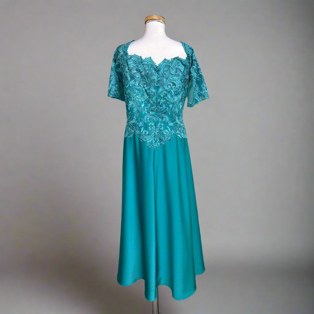 MGNY turquoise dress, size 16