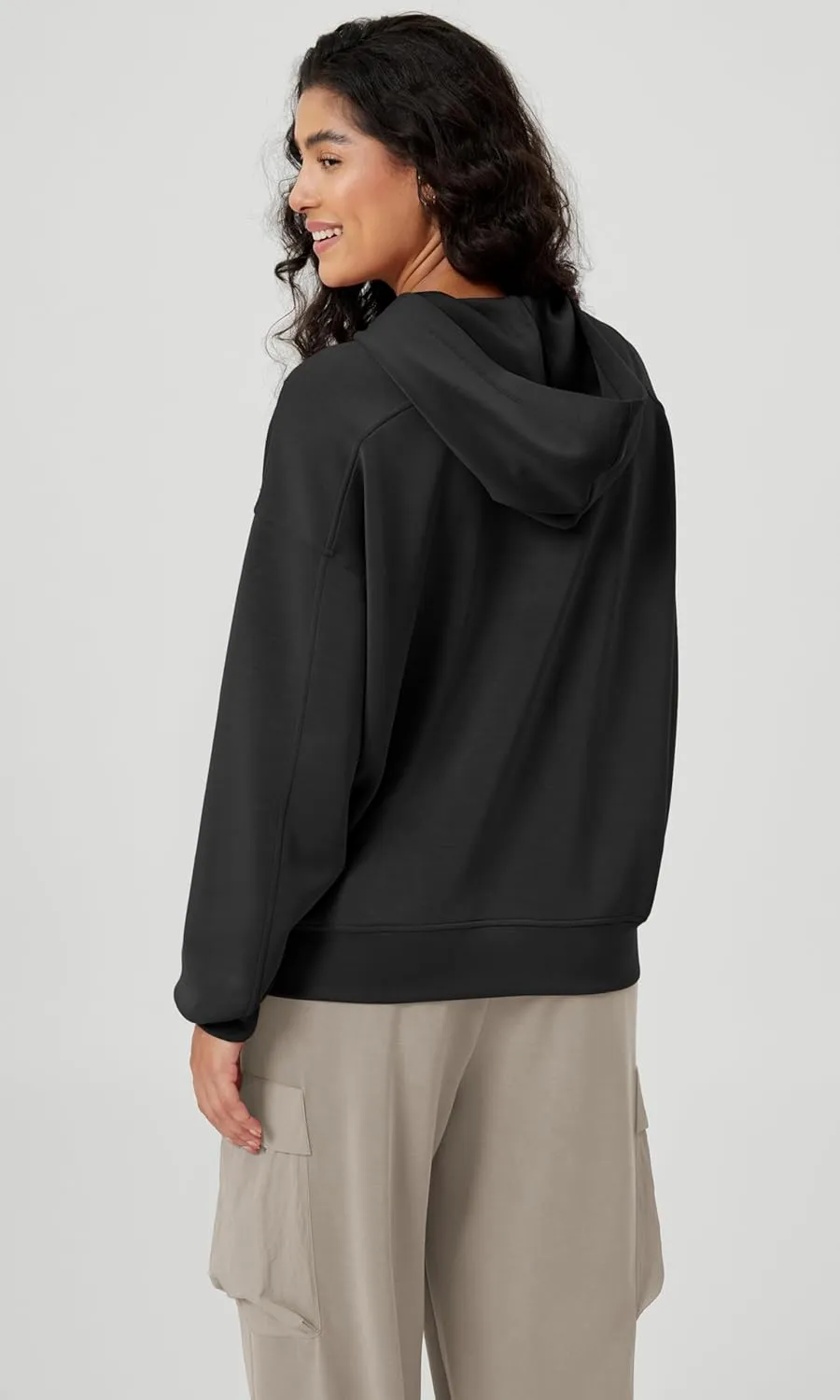 ODODOS Women's Modal Soft Oversized Hoodies Long Sleeve Hooded Sweatshirts Pullover Top with Kangaroo Pocket