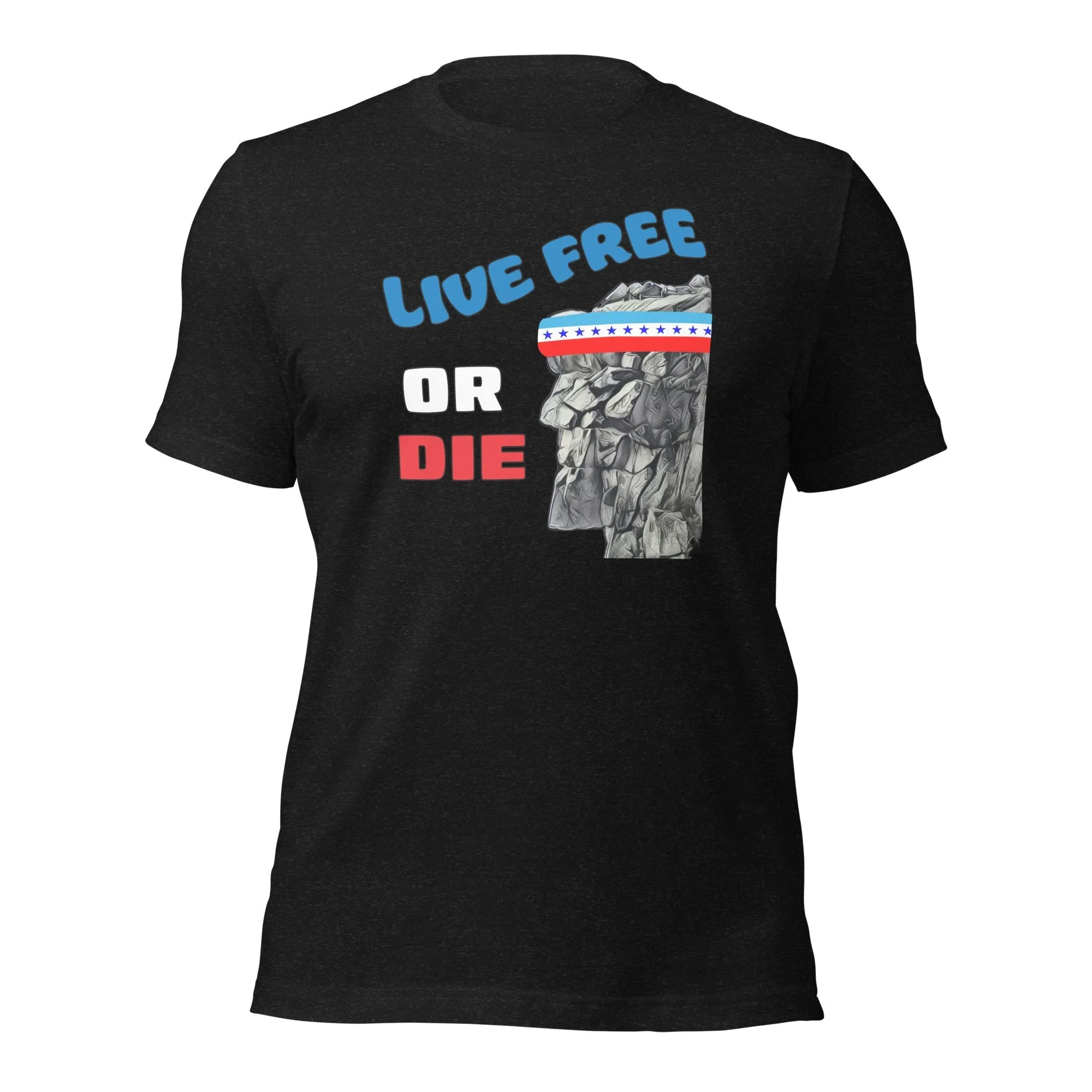 Old Man of the Mountain Patriotic New Hampshire T-Shirt - 4th of July | Mens & Womens Patriotic Tee