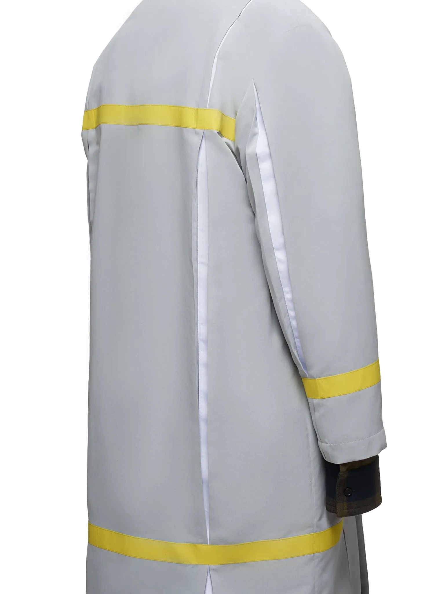 Pamosi Coat (2001-N5011-GRAY-YELLOW)