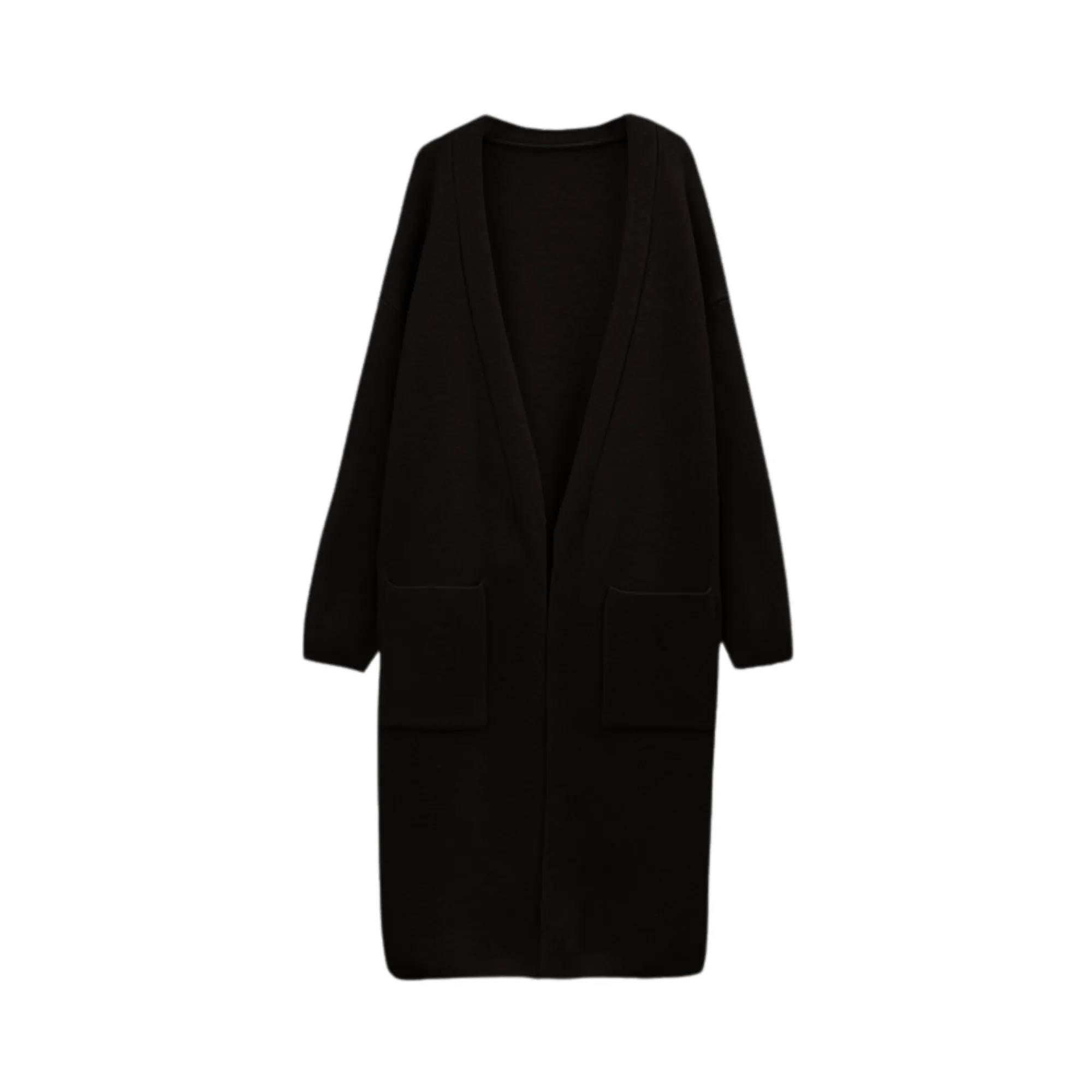 Pre Order:  Classic Faux Wool Knitted Coat