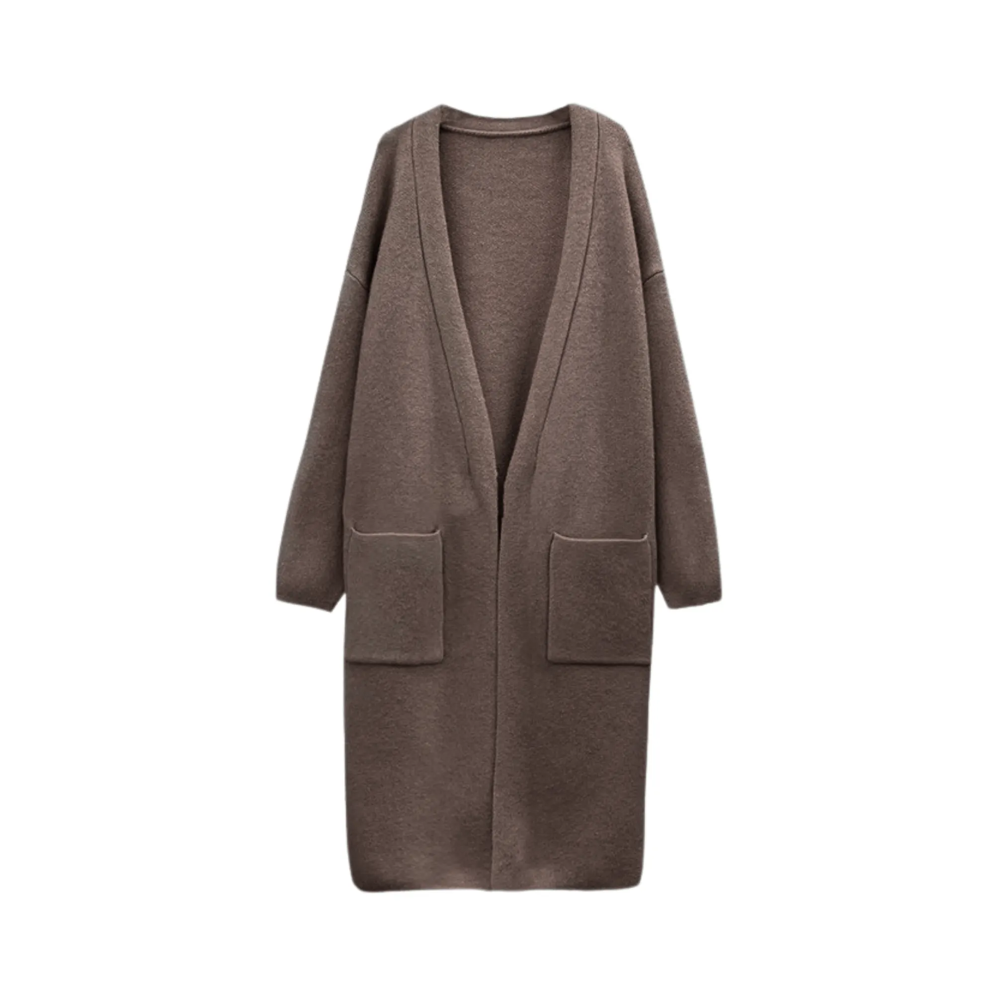 Pre Order:  Classic Faux Wool Knitted Coat