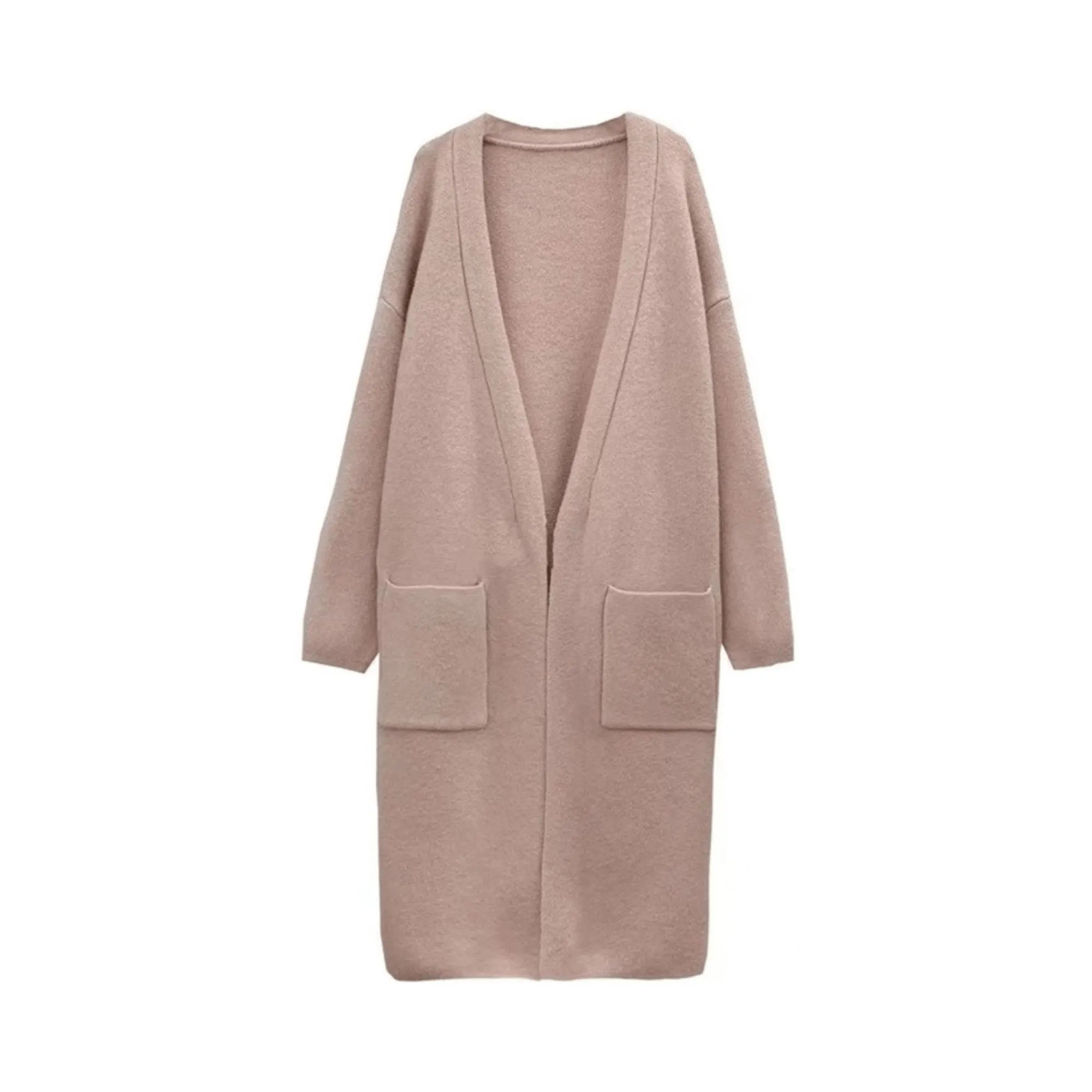 Pre Order:  Classic Faux Wool Knitted Coat