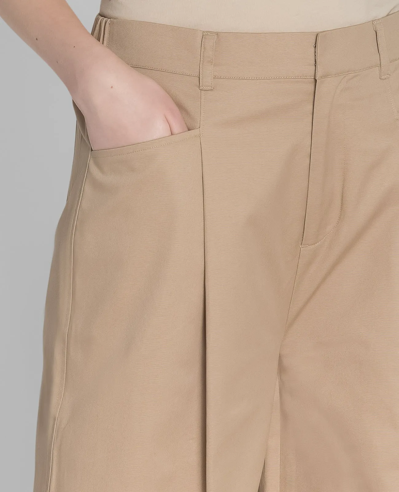 Supima Mid-rise Wide Leg Pants