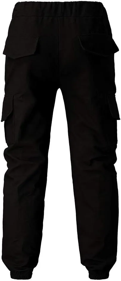 Sweatpants for Men with Pockets Men's Casual Cargo Pants Loose Fit Jogger Sweatpants Tactical Work Pants Multi Pocket