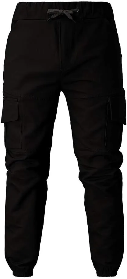 Sweatpants for Men with Pockets Men's Casual Cargo Pants Loose Fit Jogger Sweatpants Tactical Work Pants Multi Pocket