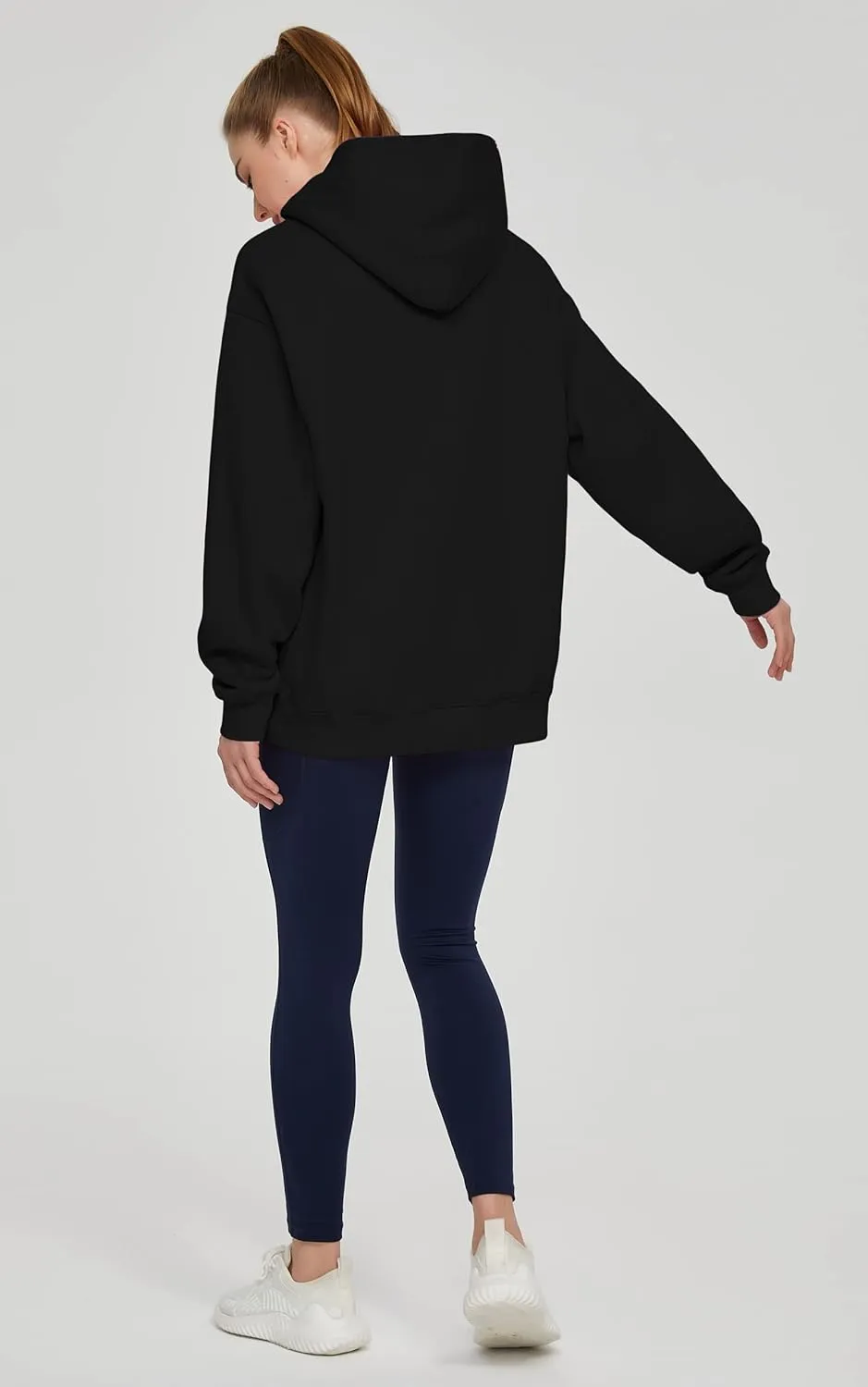 THE GYM PEOPLE Women's Oversized Hoodie Loose fit Soft Fleece Pullover Hooded Sweatshirt With Pockets