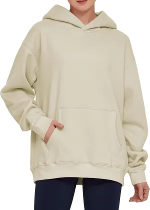 THE GYM PEOPLE Women's Oversized Hoodie Loose fit Soft Fleece Pullover Hooded Sweatshirt With Pockets