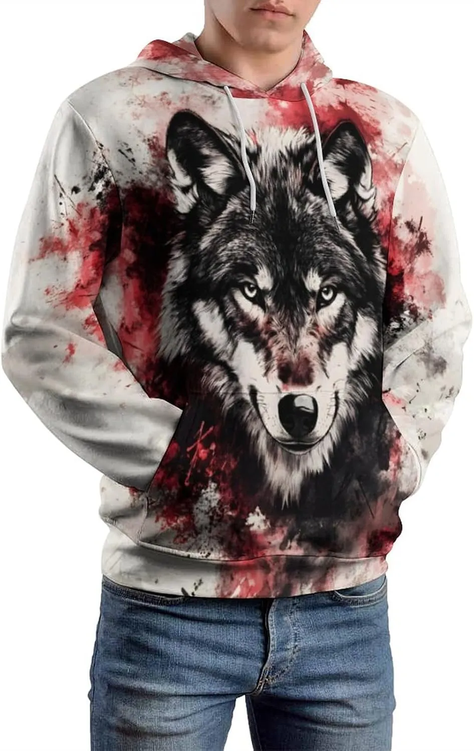 Unisex 3D Digital Print Sweatshirts Hooded Top Galaxy Pattern Pullover Hoodie