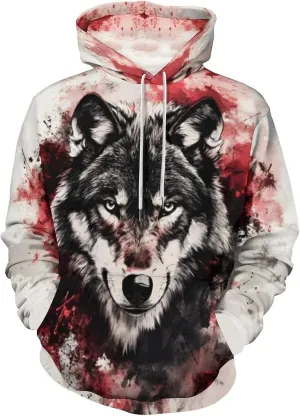 Unisex 3D Digital Print Sweatshirts Hooded Top Galaxy Pattern Pullover Hoodie