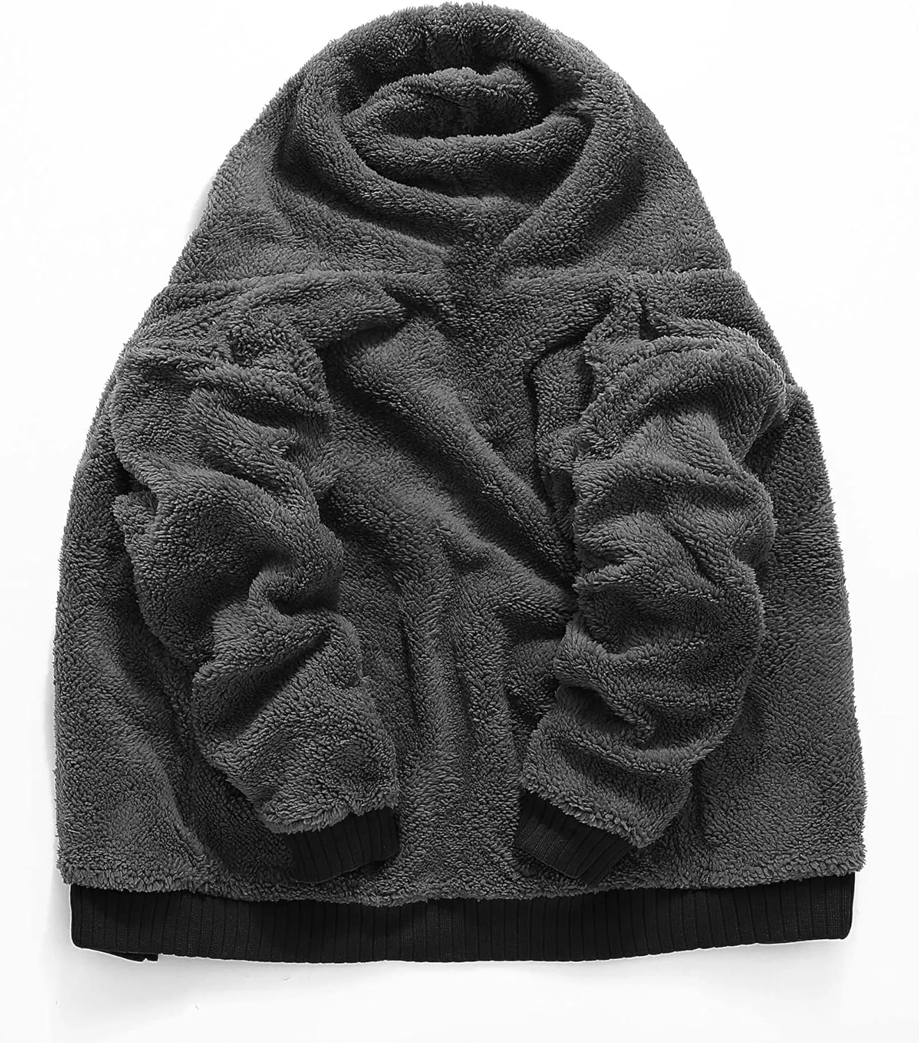 V VALANCH Boys Hoodie Full Zip Up Fleece Kids Sherpa Lined Sweatshirt Winter Soft Warm Jacket