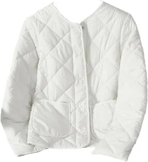 Women Jacket Winter Parkas Female Cotton-Padded Jackets Quilted Light Thin Down Cotton Short Coat Ladies Outwear